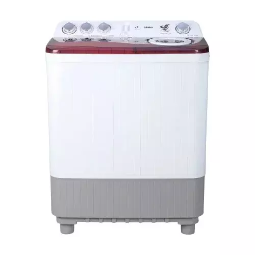 Haier 9 Kg Top Load Semi Automatic Washing Machine 5 Star White, HTW90-186