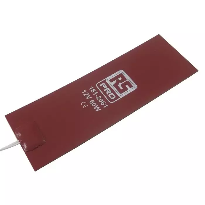 RS PRO Silicone Heater Mat 60 W 50x152 mm 12 V DC, 1812061-picture-41