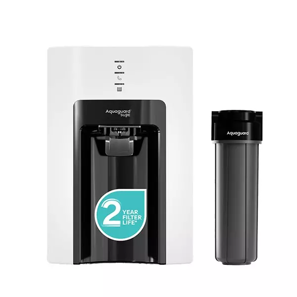Aquaguard Water Purifier Sure Champ RO+UV 2X Storage Capacity 6 L (Approx)