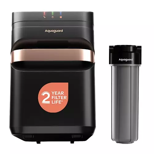 Aquaguard Water Purifier Aspire Designo UTC UV+UF 2X Storage Capacity 7 L (Approx)