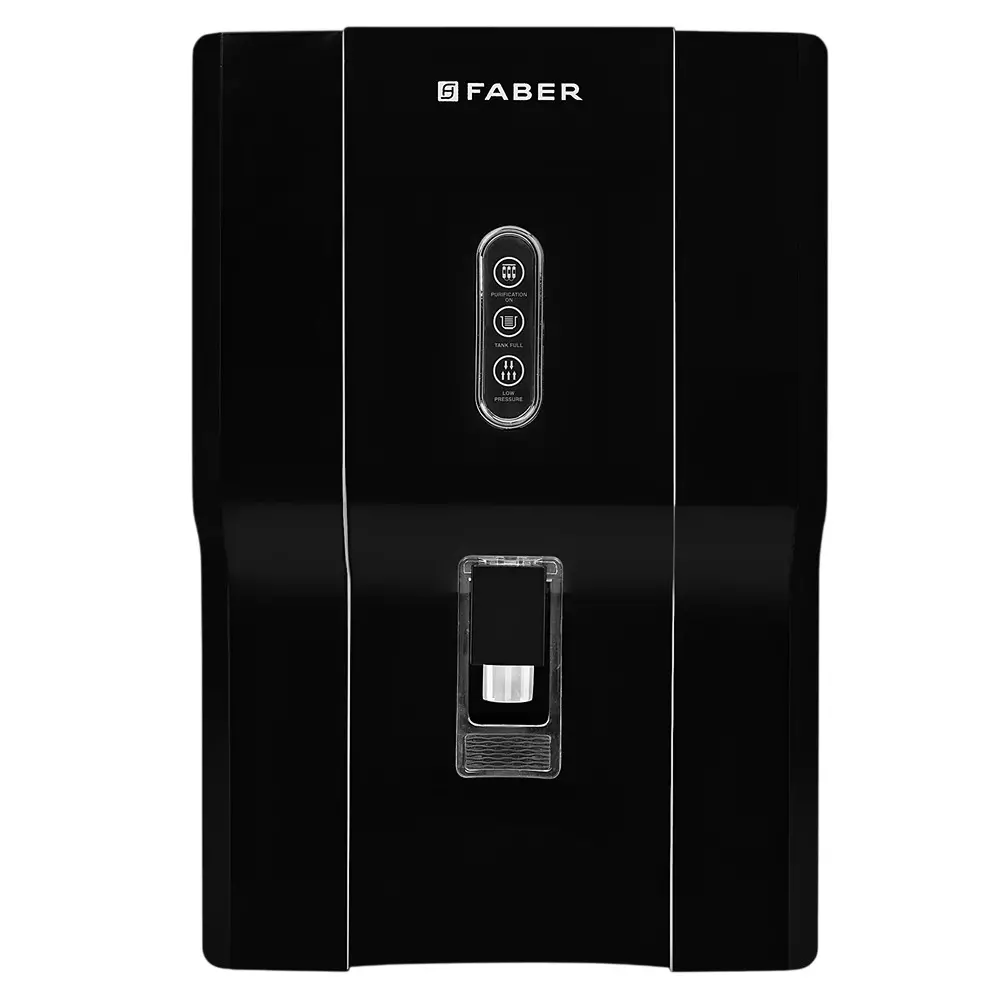 Faber Water Purifier 7 L Tank Capacity RO+UV+MAT Filtration Black Color, FWP GENIUS PLUS