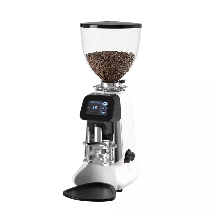 HeyCafe BUDDY Espresso Grinder 64 mm Flat Burr 350 W 220-240 V White, HEY704832W