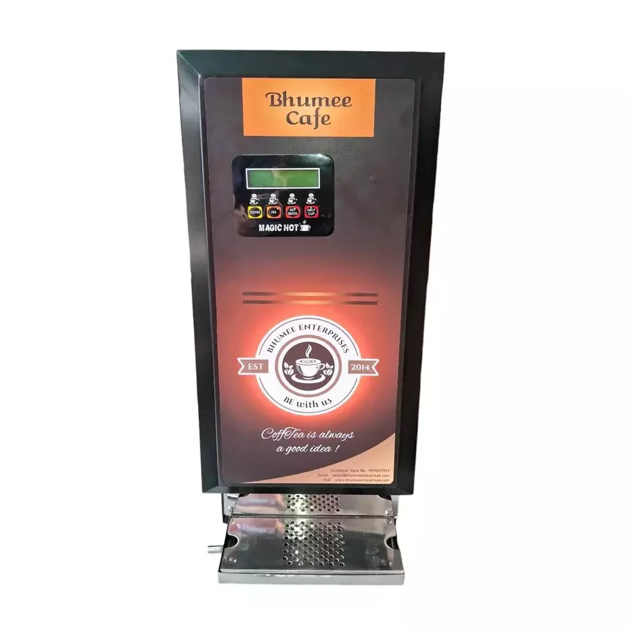 bhumee-cafe-2-lane-hot-beverage-vending-machine-with-currency-coin-system-with-5-7-cupsmin-dispensing-rate-230-v-and-10-minutes-startup-time