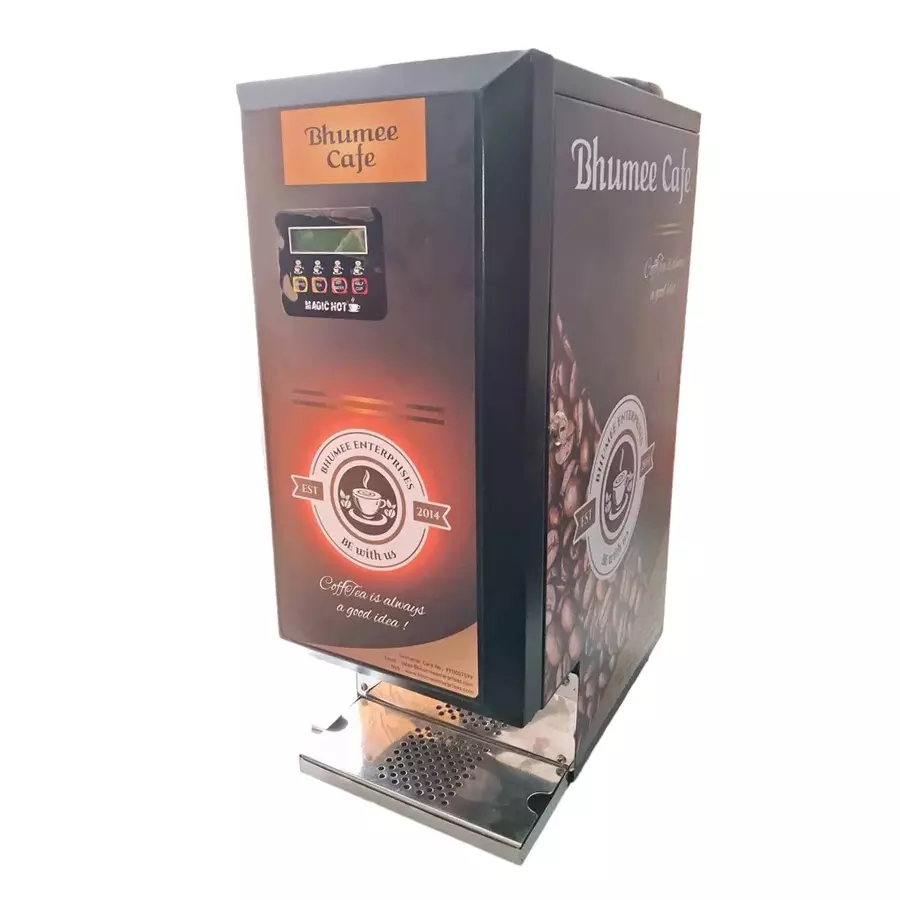 bhumee-cafe-2-lane-hot-beverage-vending-machine-with-qr-code-payment-mechanism-with-5-7-cupsmin-dispensing-rate-230-v-and-10-minutes-startup-time