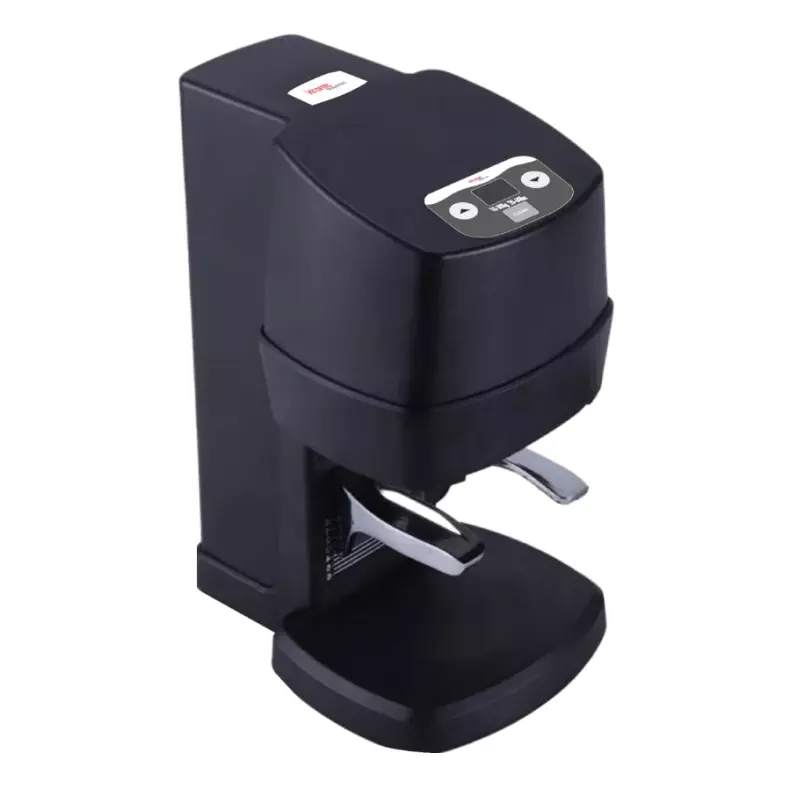 Krome Dispense Press Automatic Coffee Tamper Black ABS Plastic 100 W Poer 58 mm Portafilter Size, C7044-BL