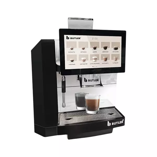 Butler Fully Automatic Coffee Machine 6 L Water Tank Capacity with Steam Wand, Coffee Break Premia