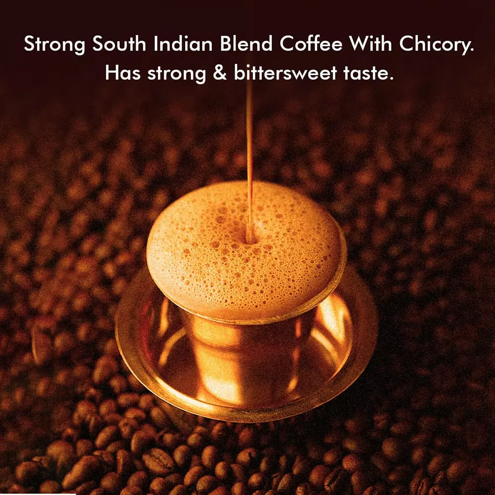 BREWDAYS 1 Kg South Indian Filter Kaffi, Low Sugar Coffee (Pack of 4)