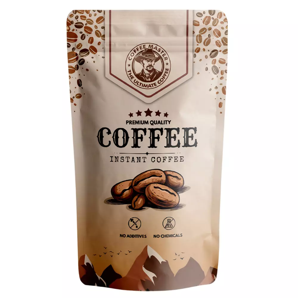 COFFEE MASTER Instant Coffee With No Added Preservatives, CM80 - 80 g