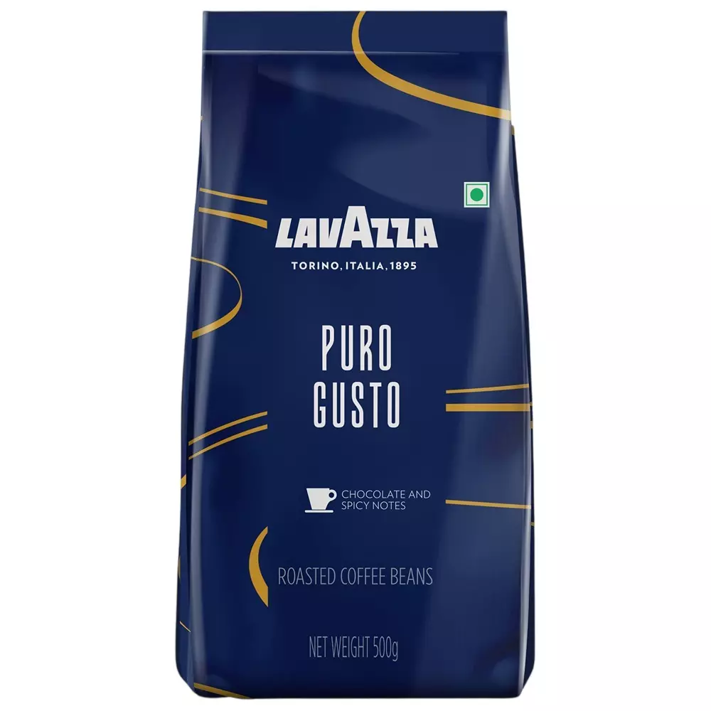 Lavazza Puro Gusto Coffee Beans with Medium to Dark Roast 500 g