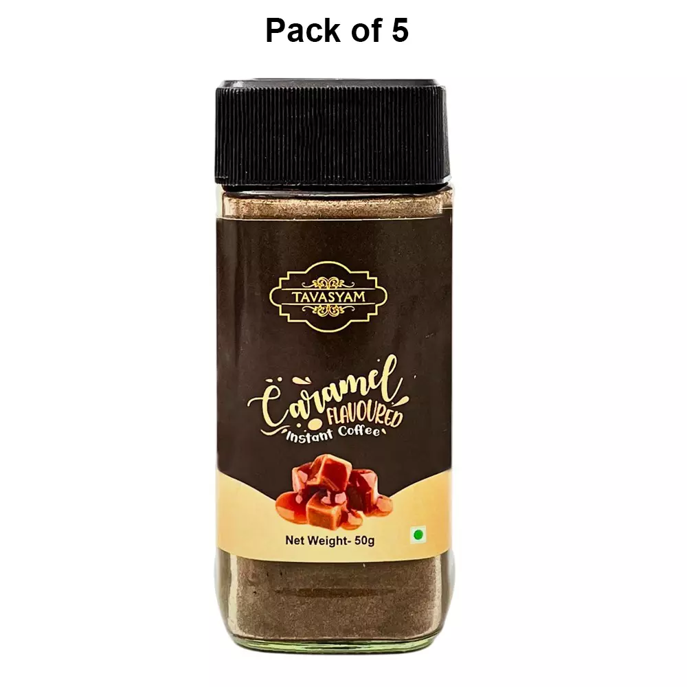 tavasyam-caramel-flavoured-instant-coffee-powder-50-g-pack-of-5