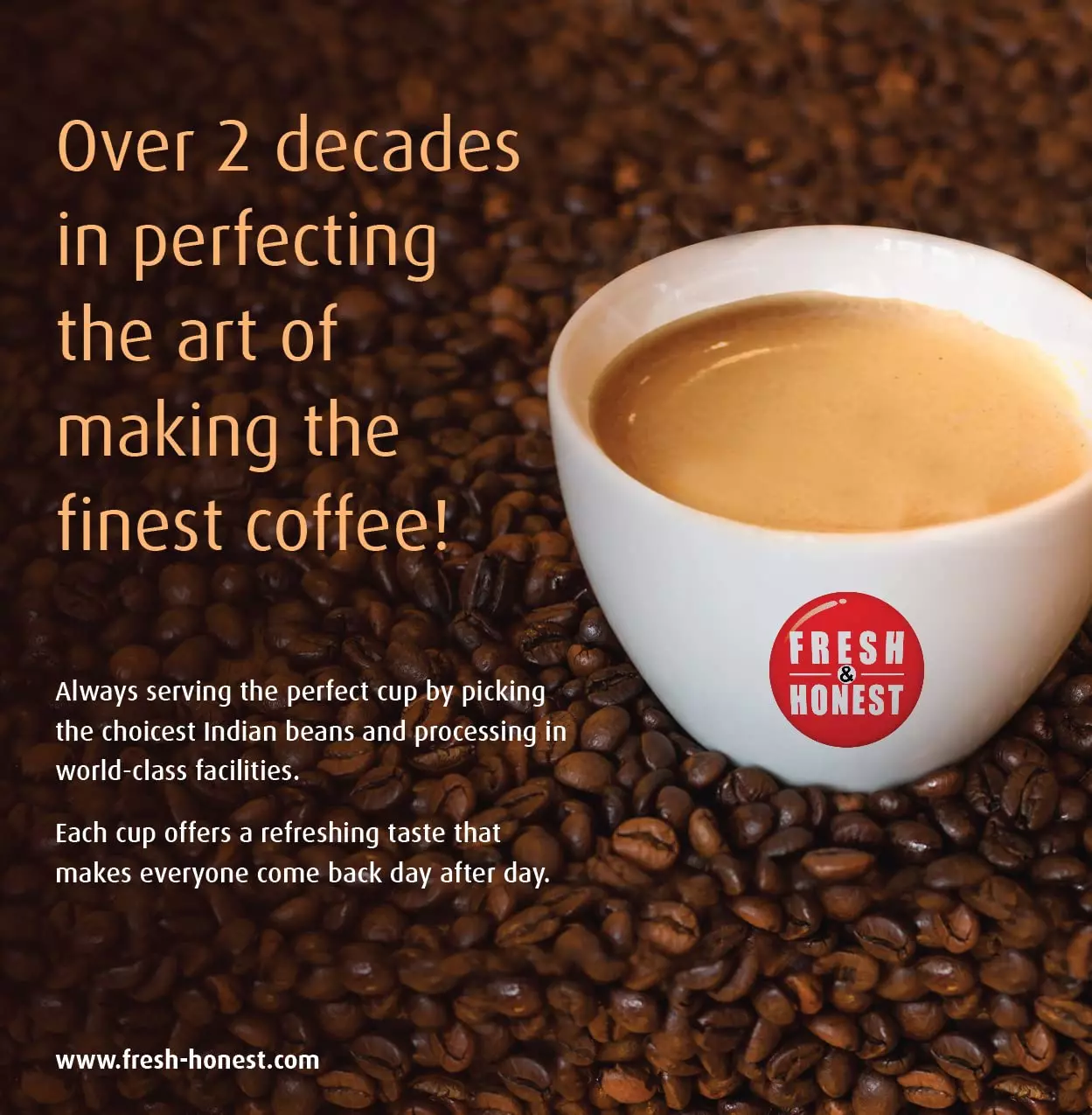 Lavazza Fresh & Honest Gold Coffee Beans, 1Kg