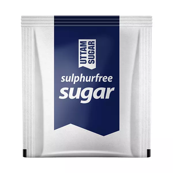 UTTAM SUGAR Superfine Sugar Sachets White Pouch 1000 g (Pack of 5)