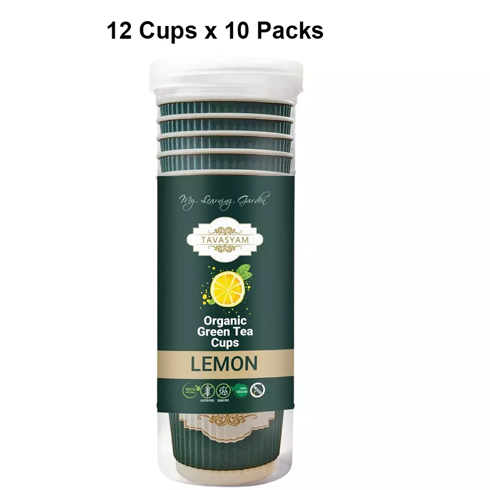 tavasyam-ready-to-sip-lemon-flavored-green-tea-200ml-cups-each-pack-12-cups-pack-of-10