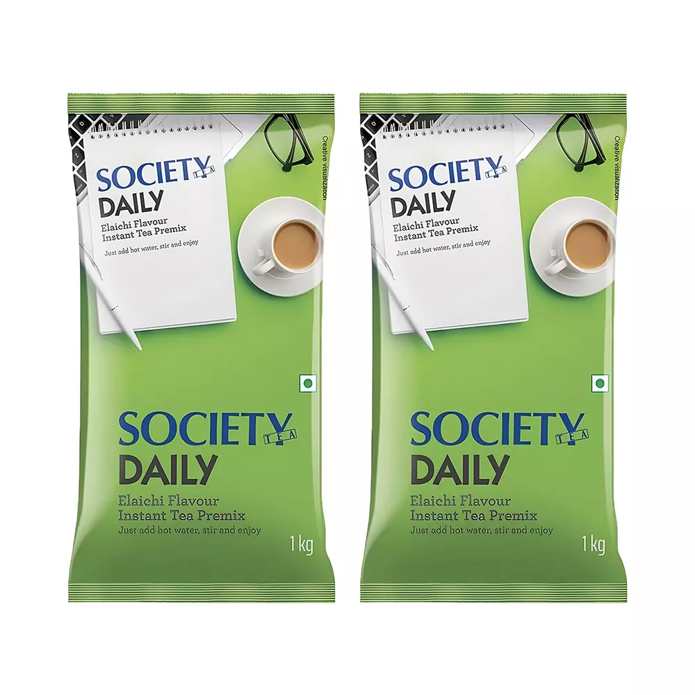 SOCIETY Elaichi Flavour Instant Tea Premix - 1 Kg