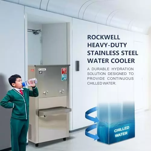 Rockwell 80 L Stainless Steel Water Cooler, RWCSS4080