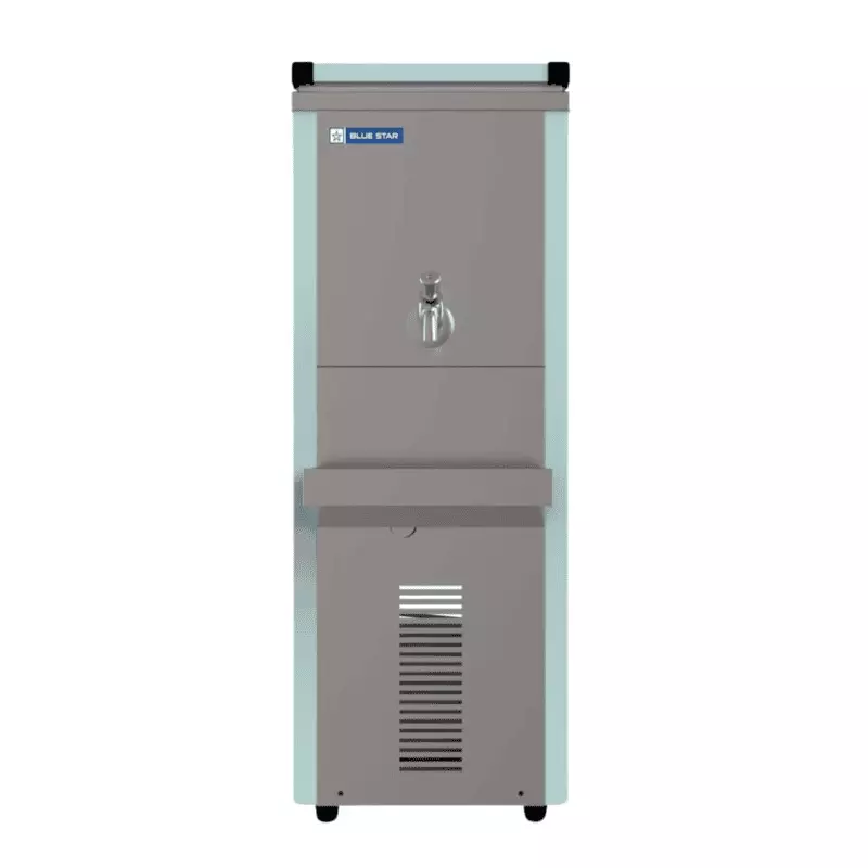 Blue Star Storage Water Cooler 15 L/hrs Cooling Capacity Stainless Steel Single Tap 230 V for Home, Hotel & Shops Use, SWC1515PS