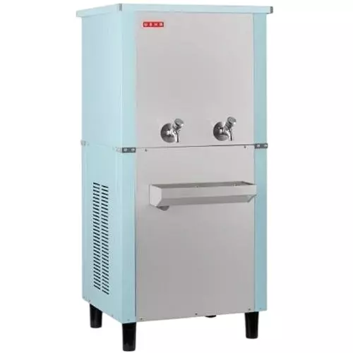 Usha Water Cooler Silver & Blue 775 W Power 80 L Storage Capacity 60 L/hrs Rate of Cooling Single Phase Stainless Steel, SP6080ISI