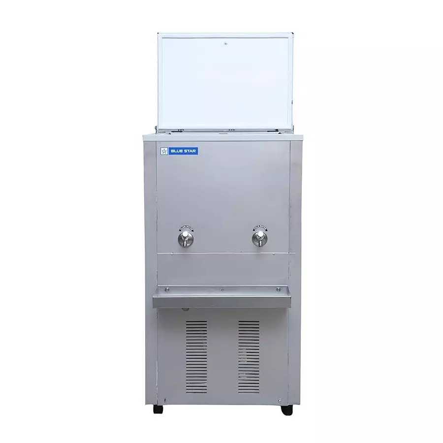 Blue Star 60 L Storage Water Cooler Stainless Steel Body with 2 Taps for Plain and Cold Water, PC3060SS