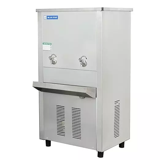 Blue Star 80 L Storage Water Cooler Stainless Steel Body with 2 Taps for Plain and Cold Water, PC4080