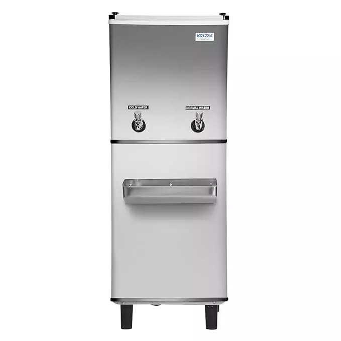 Voltas Water Cooler with 40 L Storage Capacity, 15 LPH Cooling Capacity and 2 Taps (Cold & Normal), WC FS 15/40 NCW