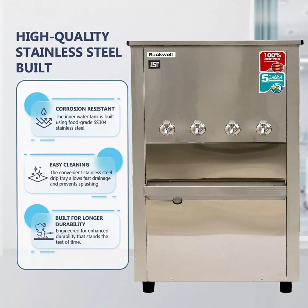 rockwell-4-tap-water-cooler-stainless-steel-80-l-r-134a-eco-friendly-refrigerant-rwcss150400