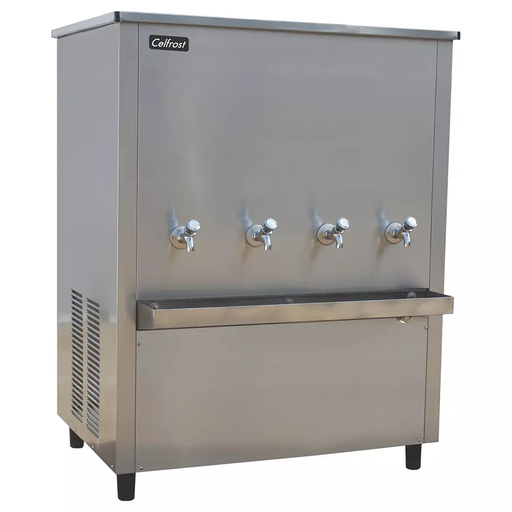 Celfrost 400 L Storage Water Cooler 200 L/Hr Cooling Capacity 2000 W Stainless Steel, BS. DLX 200/400