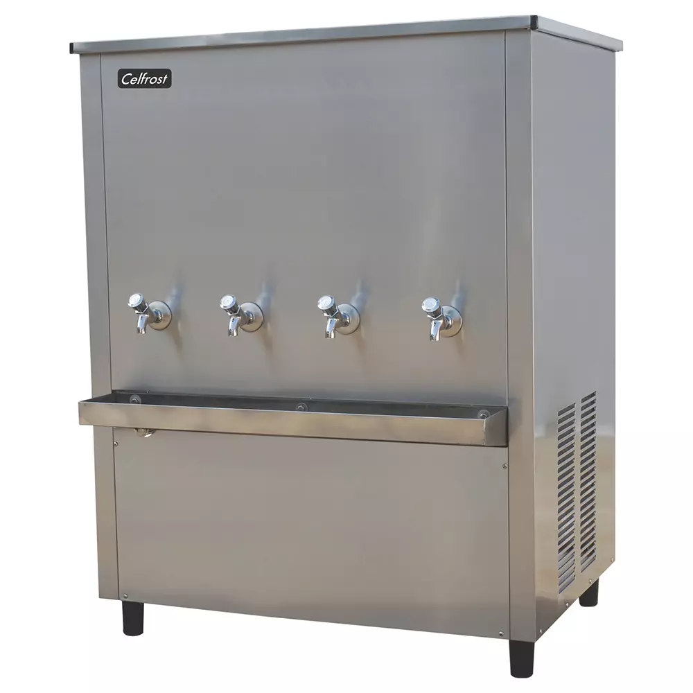 Celfrost 400 L Storage Water Cooler 200 L/Hr Cooling Capacity 2000 W Stainless Steel, BS. DLX 200/400