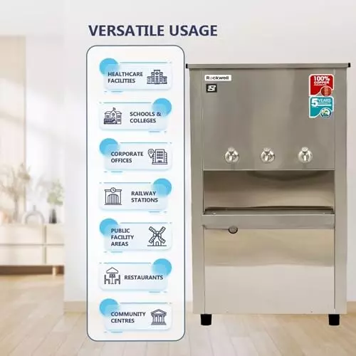 Rockwell 150 L Stainless Steel Water Cooler, RWCSS150150