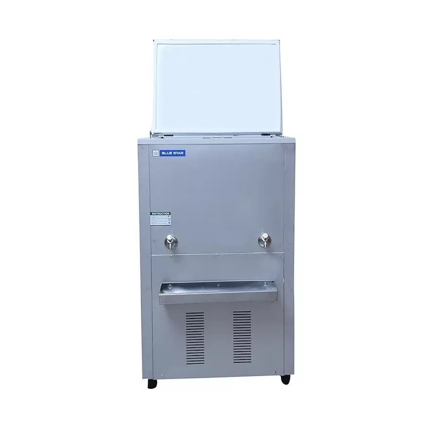 Blue Star 120 L Storage Water Cooler Stainless Steel Body with 2 Taps for Cold Water, SWC60120SS