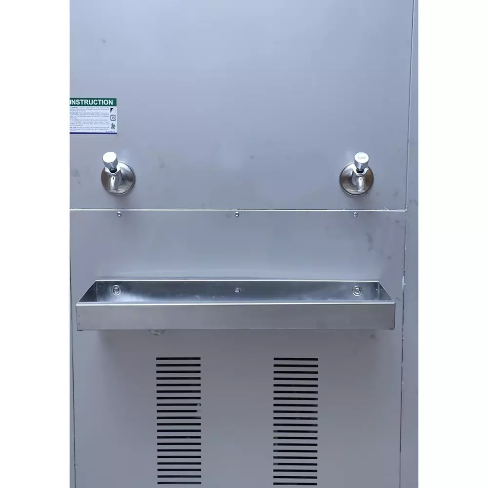 Blue Star 120 L Storage Water Cooler Stainless Steel Body with 2 Taps for Cold Water, SWC60120SS