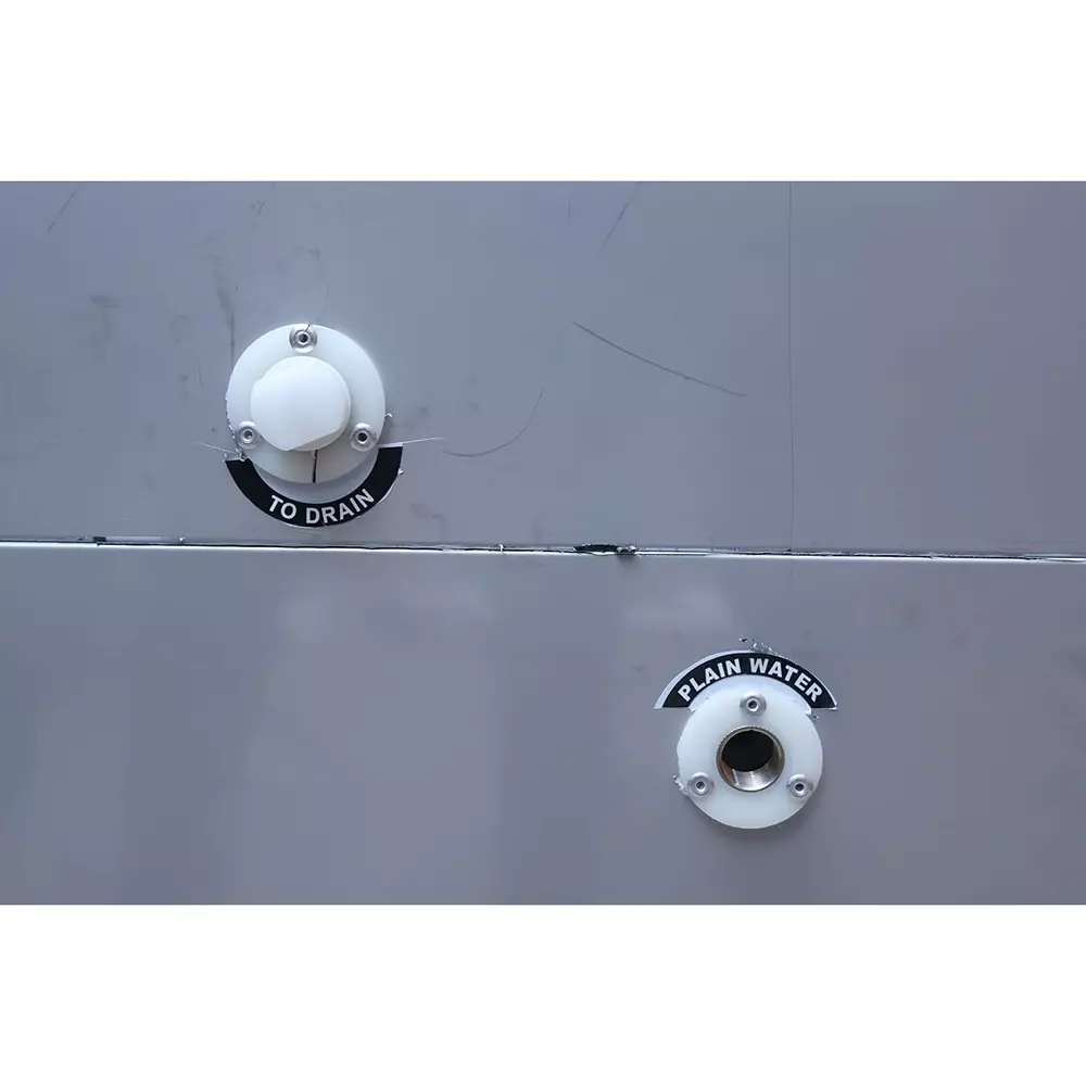 Blue Star 120 L Storage Water Cooler Stainless Steel Body with 2 Taps for Cold Water, SWC60120SS