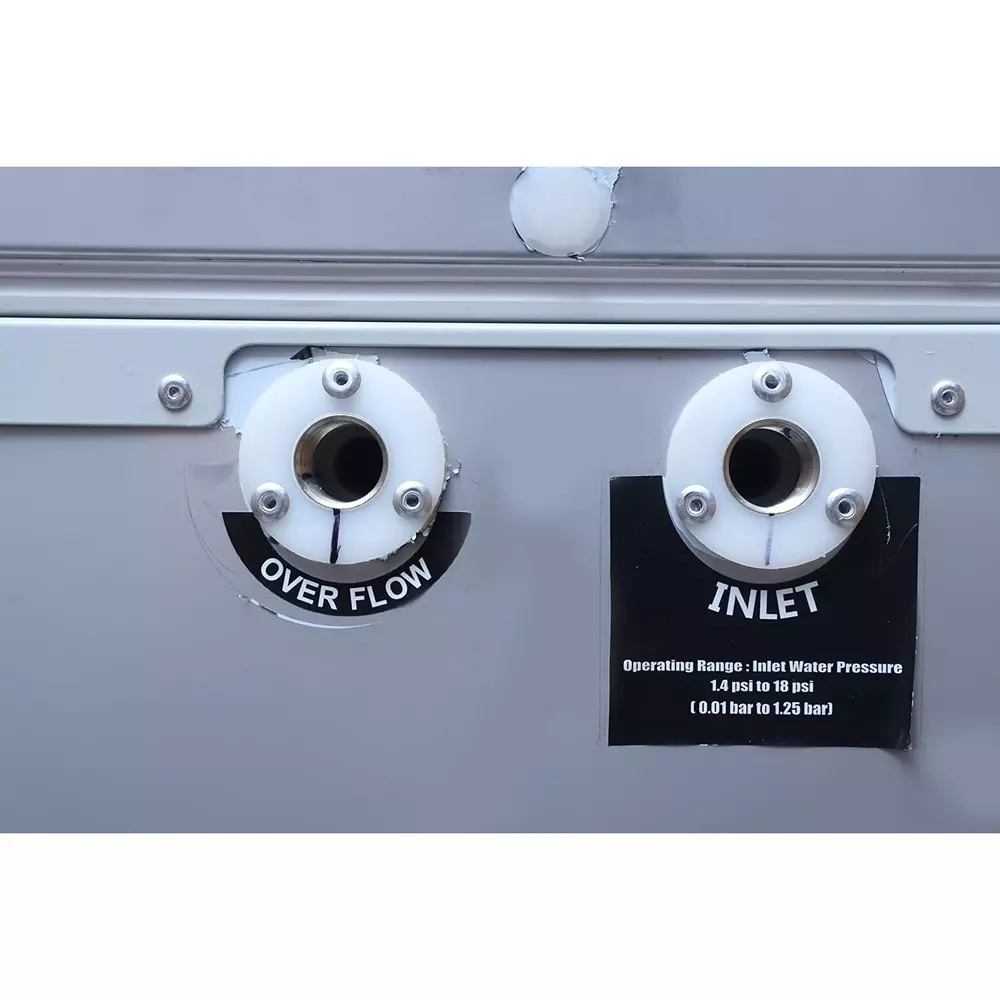 Blue Star 120 L Storage Water Cooler Stainless Steel Body with 2 Taps for Cold Water, SWC60120SS