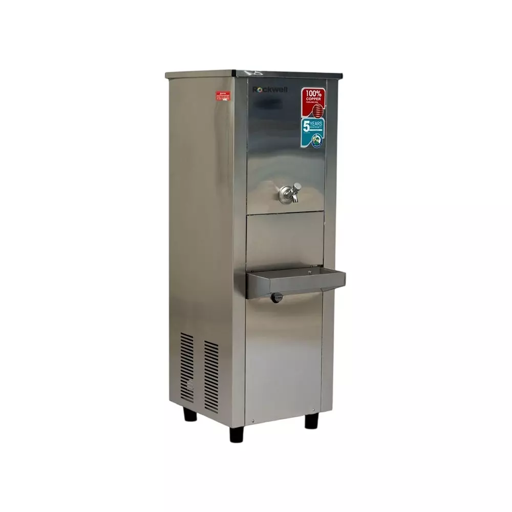 Rockwell 1 Tap Water Cooler Stainless Steel 40 L R-134a Eco-Friendly Refrigerant, RWCSS1540ISIB