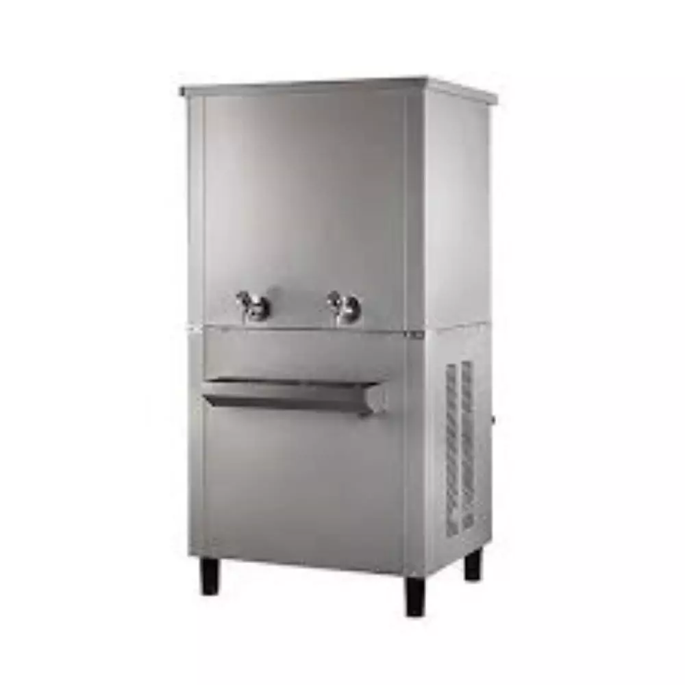 Bestini 2 Tap Water Cooler Stainless Steel Body 40 L Storage Capacity and 20 LPH Cooling Capacity, WH-SS4080A