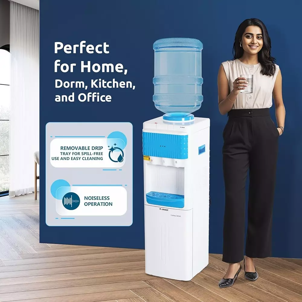 rockwell-floor-standing-water-dispenser-hot-cold-normal-water-with-child-lock-pure-blu
