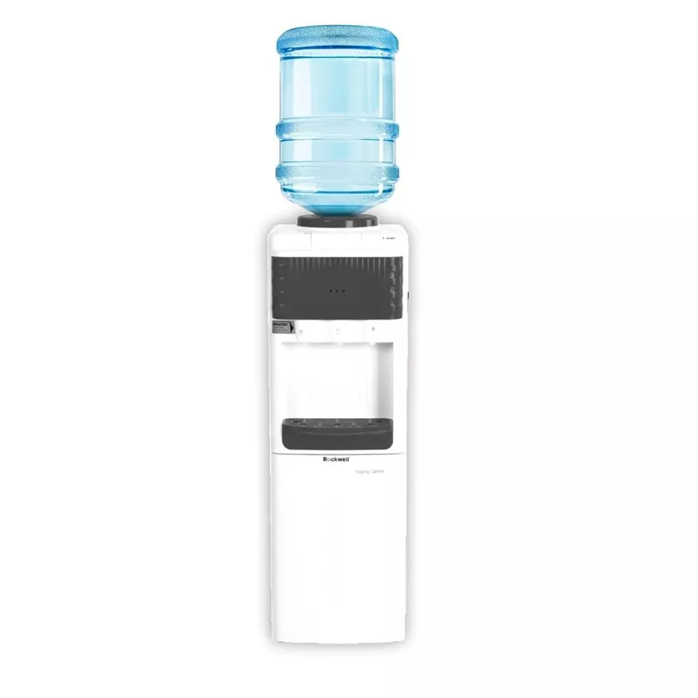 Rockwell Water Dispenser with Cooling Cabinet Hot, Cold & Normal Water Child Lock, PURE BLACK