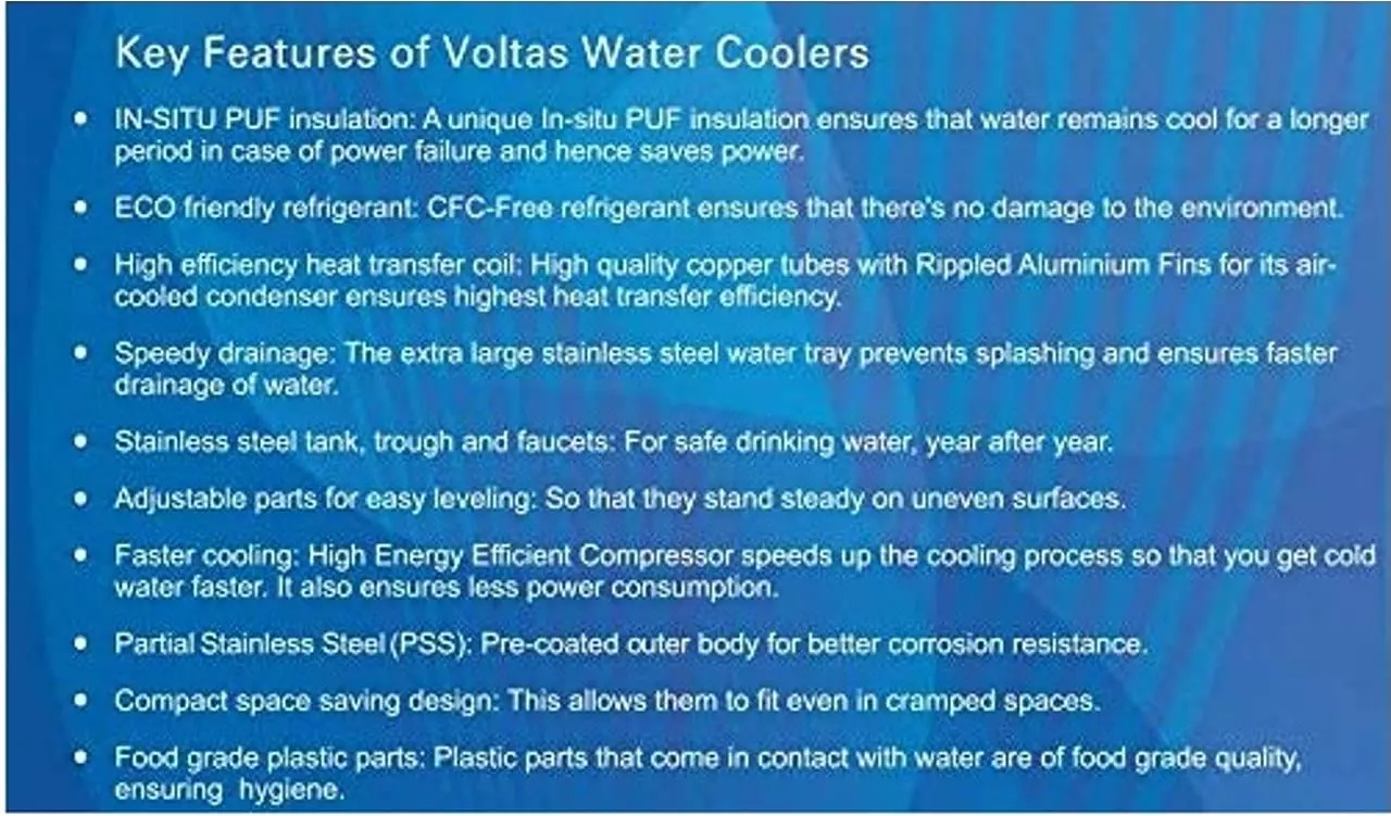Voltas 150Ltr Water Cooler 150/150-PSS