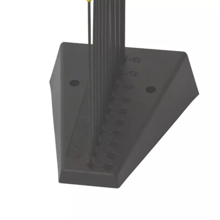 Bondhus ProGuard Hex End T-Handles with Stand Protanium Steel 3/32 to 3/8 inch Size and 9 inch Length, 15390 (Set of 10)