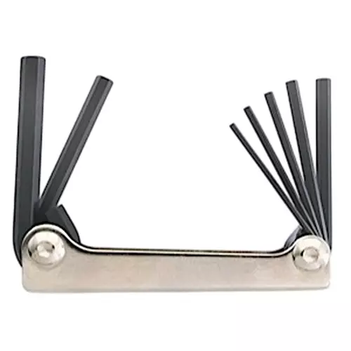 Bondhus 7 in 1 ProGuard Hex Metal Handle Fold-Up Tools 1.5 to 6 mm, 14592