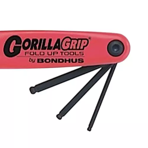 Bondhus 5 in 1 ProGuard Ball End GorillaGrip Fold Ups 5 to 10 mm, 12897