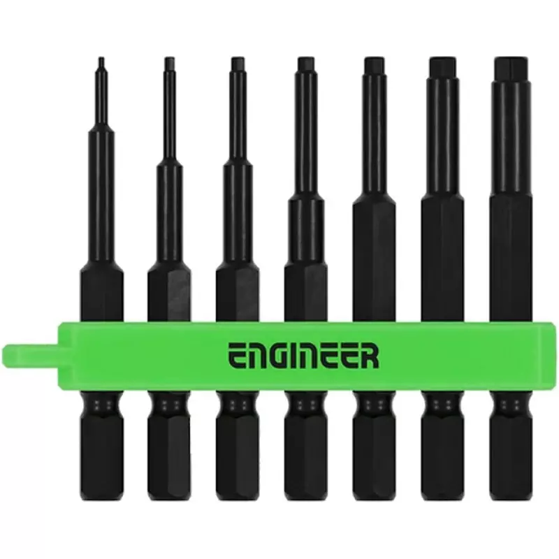 Engineer Hex Middle Set 65 mm Overall Length, DH-401 (Pack of 7 Pcs)