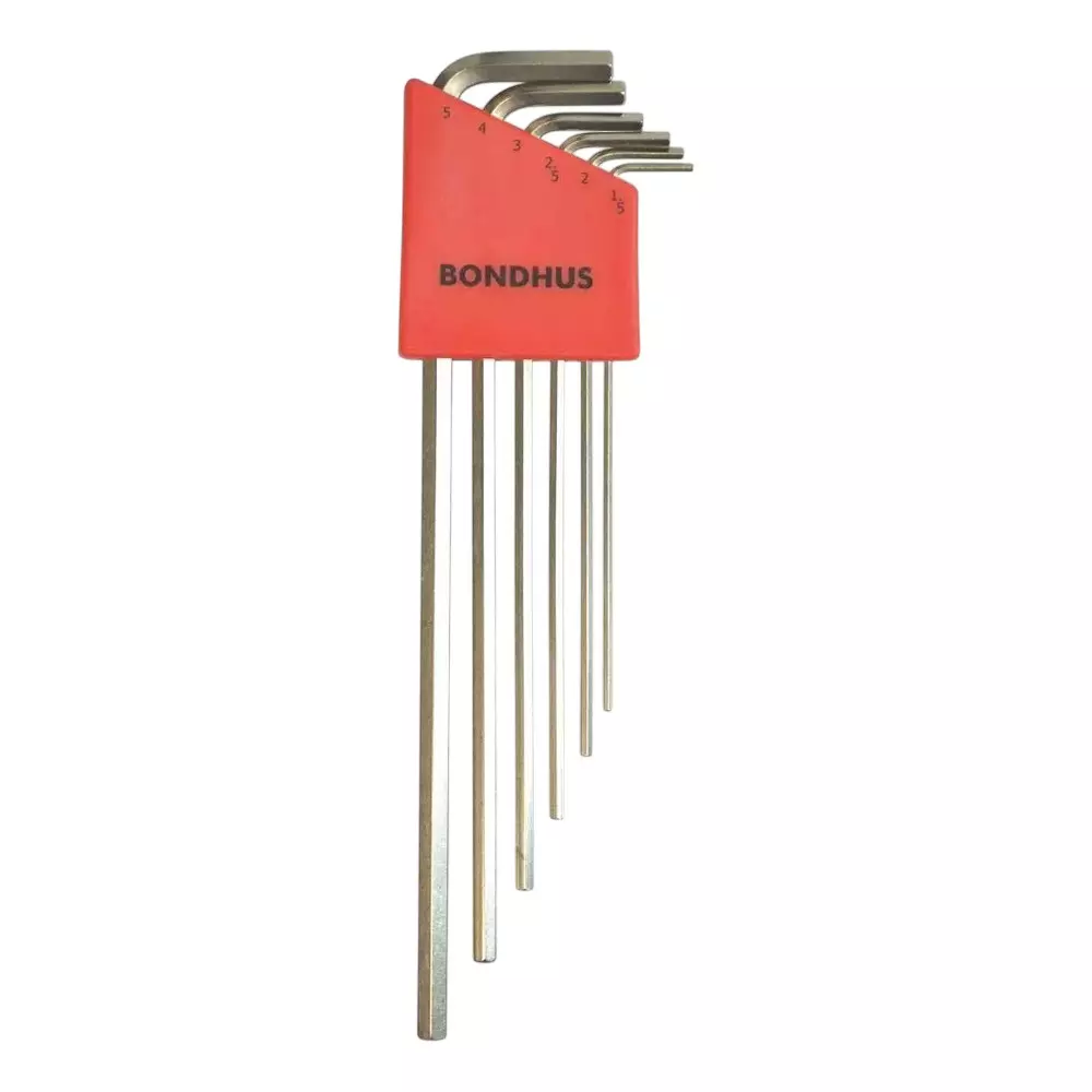 Bondhus BriteGuard Finish L Shape Allen Key Set (6 Pcs), 17146