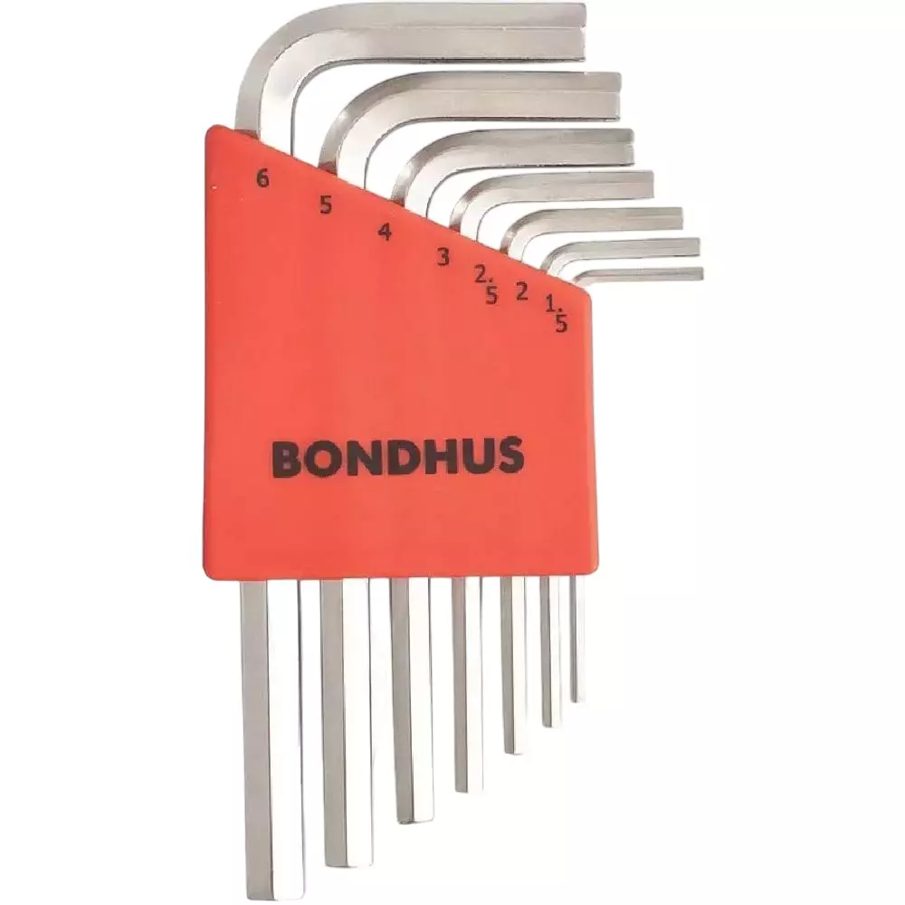Bondhus BriteGuard Finish L Shape Allen Key Set (7 Pcs), 16292