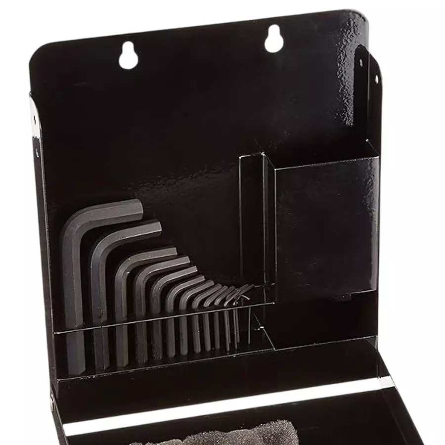 Bondhus ProGuard Allen Hex Key in Metal Box Short Type Protanium Steel 0.028 to 3/8 inch Size, 12344 (Set of 15)