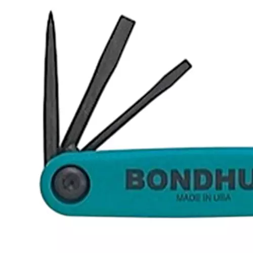 Bondhus 5 in 1 ProGuard Utility GorillaGrip Fold Ups PH #1, #2; Slotted 1/8, 3/16 inch; AWL, 12545