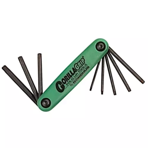 Bondhus 8 in 1 ProGuard TORX GorillaGrip Fold Ups T6 to T25, 12632
