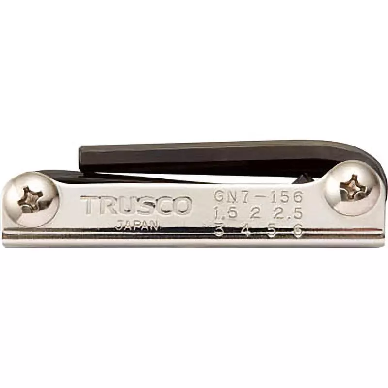 TRUSCO Allen Key Wrench Set HRC42 to 45 Hardness, GN7-156