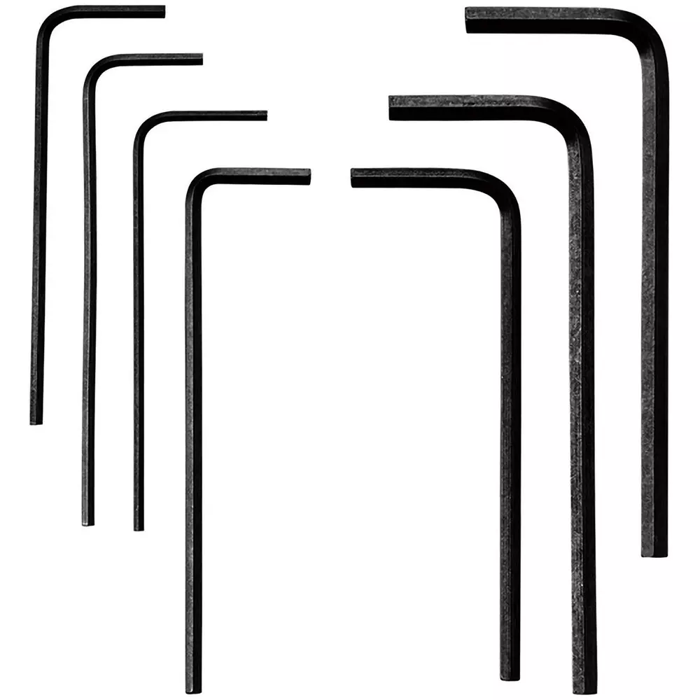 HOZAN Hex Wrench Set Hexagonal Tip, W-91 (Pack of 7)