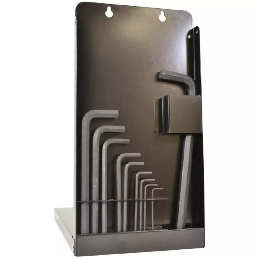 Bondhus ProGuard Allen Hex Key in Metal Box Long Type Protanium Steel 1.5 to 12 mm Size, 12396 (Set of 10)