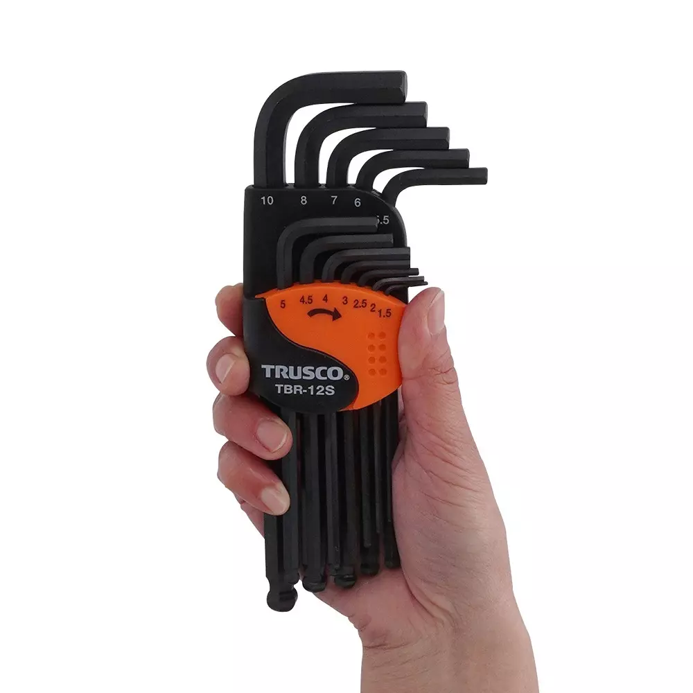 trusco-ball-point-l-shaped-hex-key-set-tbr12s